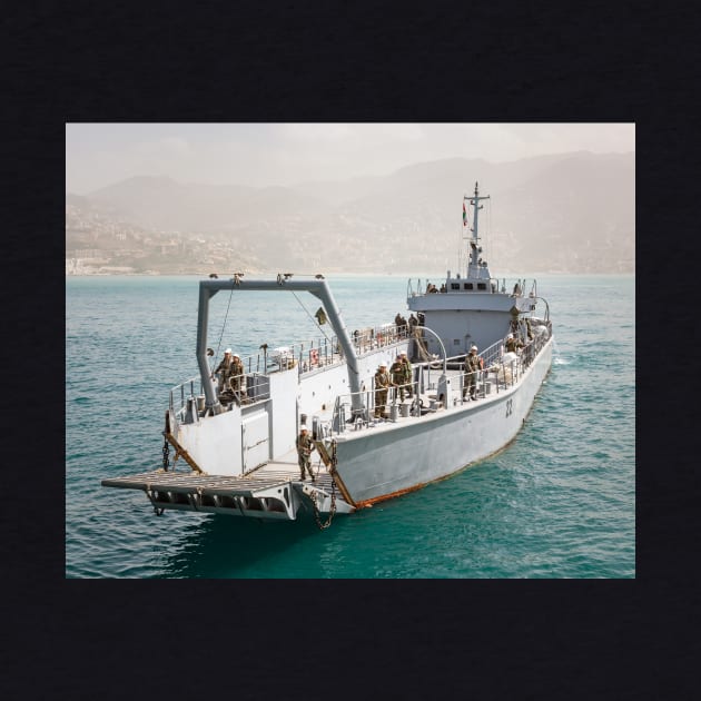 Lebanese Amphibious Transport Ship by mcdonojj